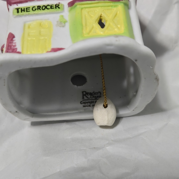 Set of 3 Village House Christmas Bell Ornaments Reader's Digest Vintage 1991 - Picture 7 of 7